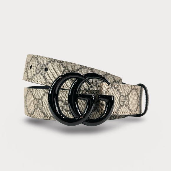 Gucci GG Marmont Monogram Belt Black 70 28 - Picture 1 of 5